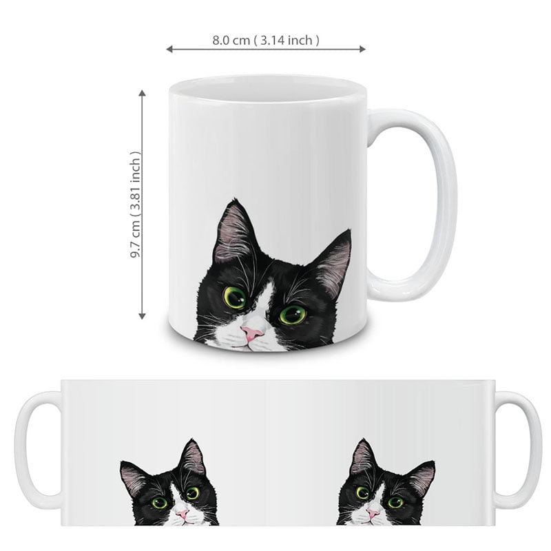 Cup Dog & Cat Kids Mug Cup Handle Teacup Gift Idea 