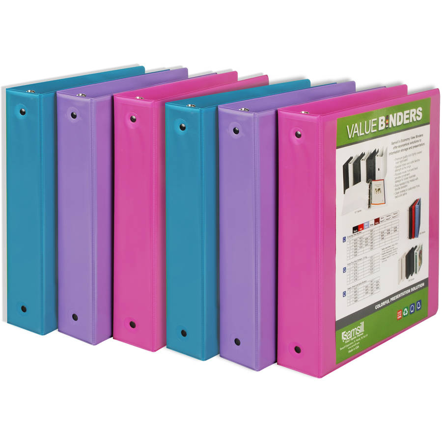 Econ View Binder Fash 1.5" 4pk