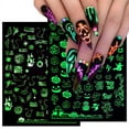 thumbnail image 3 of Halloween Nail Art Decals Designs, 3D Self Adhesive Nail Sticker, Halloween Pump, 3 of 5