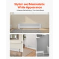 thumbnail image 6 of VEVOR Baseboard Heater Covers, Basic Series 3 ft Standard Electric Heating Unit Front Cover for Home Improvement, Heavy-duty Steel, Easy Installation for Bedroom Replacing Old Cover, White, 6 of 9
