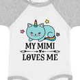 thumbnail image 4 of Inktastic Mimi Loves Me Unicorn Cat Girls Baby Bodysuit, 4 of 5
