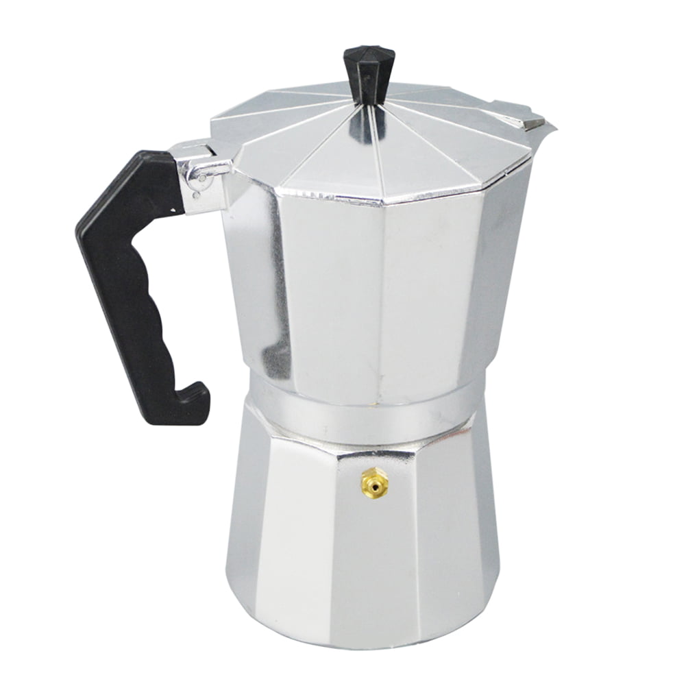 Aluminum Stovetop Espresso Coffee Maker Latte Moka Pot Percolator 1/3/6/9/12 cup 
