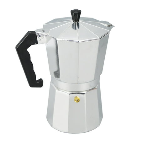 

Ekeka Free Shipping Aluminum 1/3/6/9/12 Cup Latte Mocha Coffee Pot Stove Top Espresso Maker Tool Easy Clean for Home Office Coffee & Tea Tools