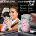 thumbnail image 6 of 1pc unicorn 30oz Tumbler with Straw & Handle - Insulated Stainless Steel Cup | Holiday Gift for Man Women (Christmas, Valentine's, Birthday), 6 of 7