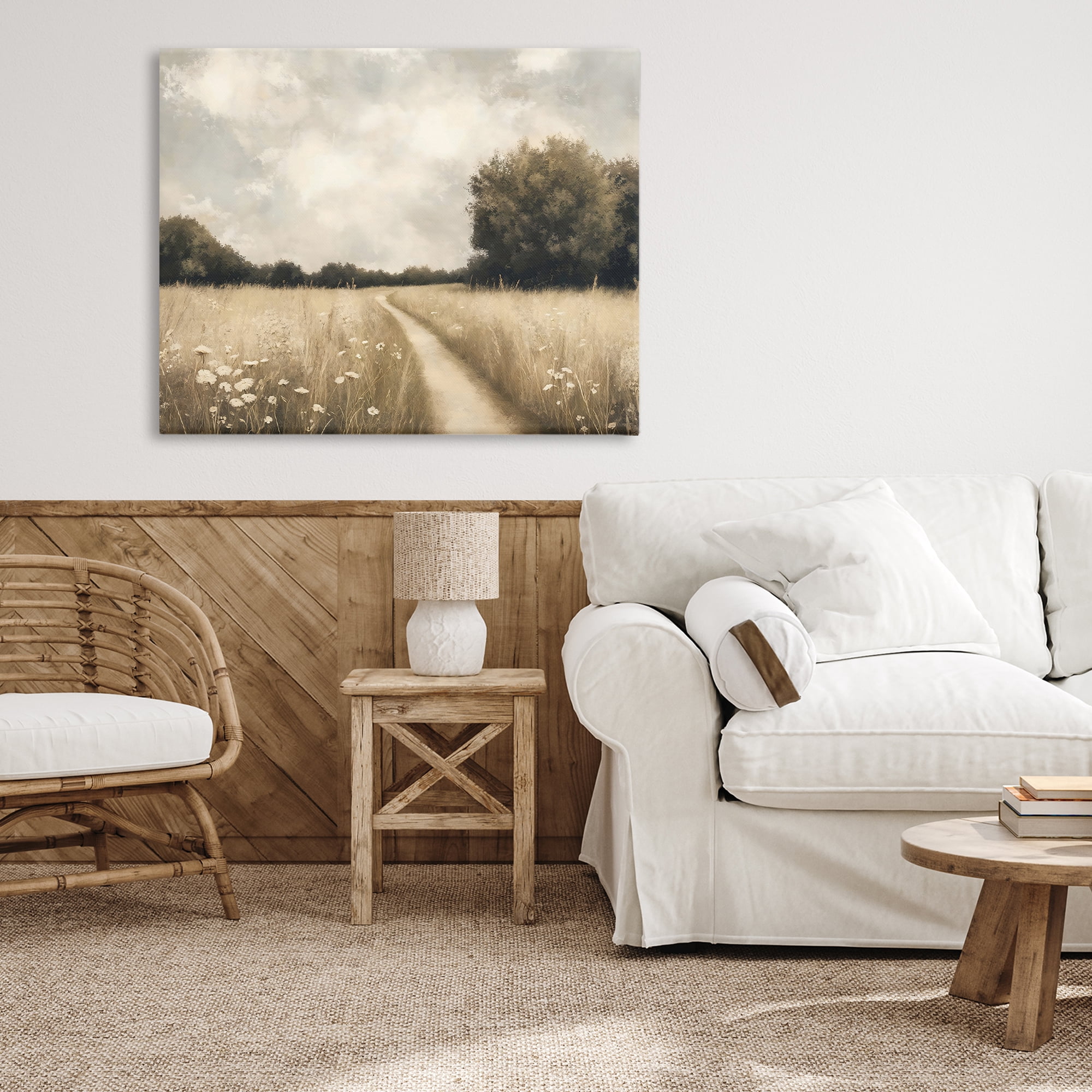 Stupell Industries Journey Through Wildflowers in Meadow Canvas Wall Art, design by Creative Studio