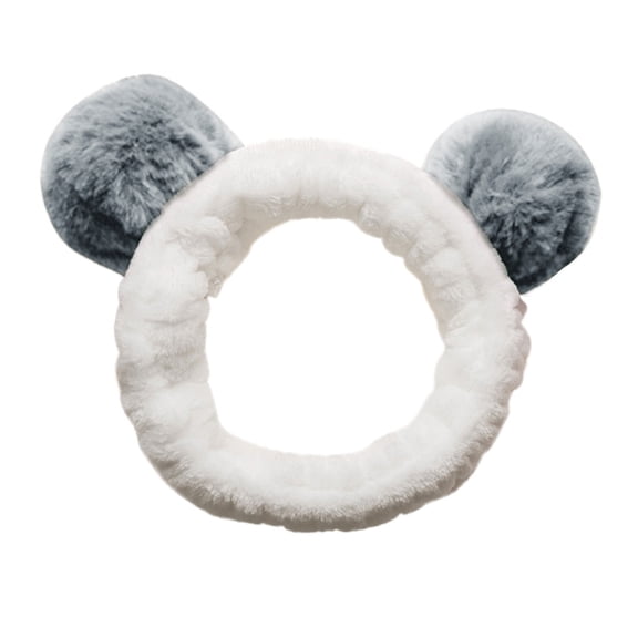 Head Bands for Women's Hair 3-D Sweet Makeup Plush Wash Headband