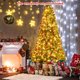 thumbnail image 1 of Árbol de Navidad Costway preiluminado de 240 cm con control remoto y 9 modos de iluminación, 1 of 6