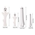 thumbnail image 2 of Halloween Cute Ghost Taper Candless for Home Decor, Spooky Shaped Wax Candless for Party Table Centerpieces and Gift Giving, 2 of 5