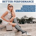 thumbnail image 3 of 3 Pairs Copper Compression Socks for Women & Men Circulation 15-20 mmhg - Better Blood Flow, Swelling, Best Support for Medical, Running, Nursing, 3 of 7