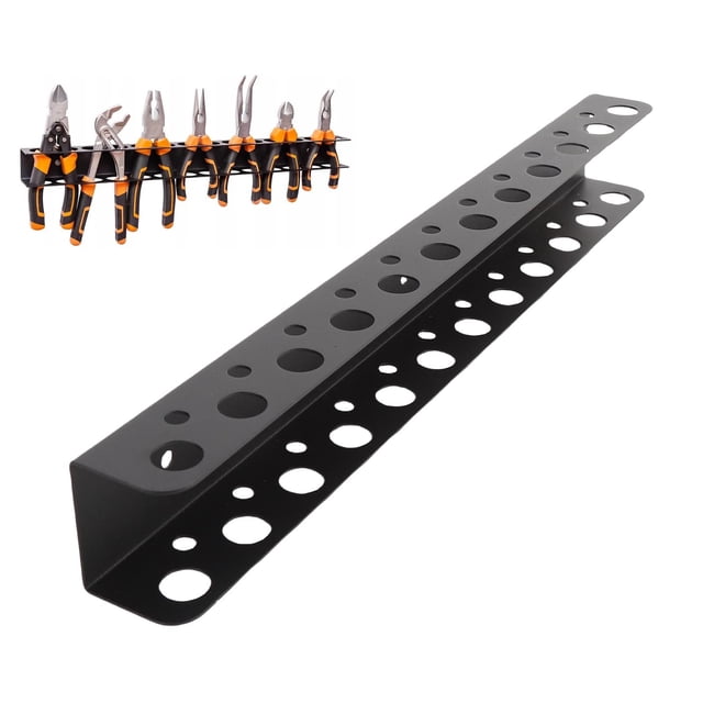 Organizer Wall Hand Tool Rack Space Saving Carbon Steel Wall Mount Organizer for Screw Drivers Pliers