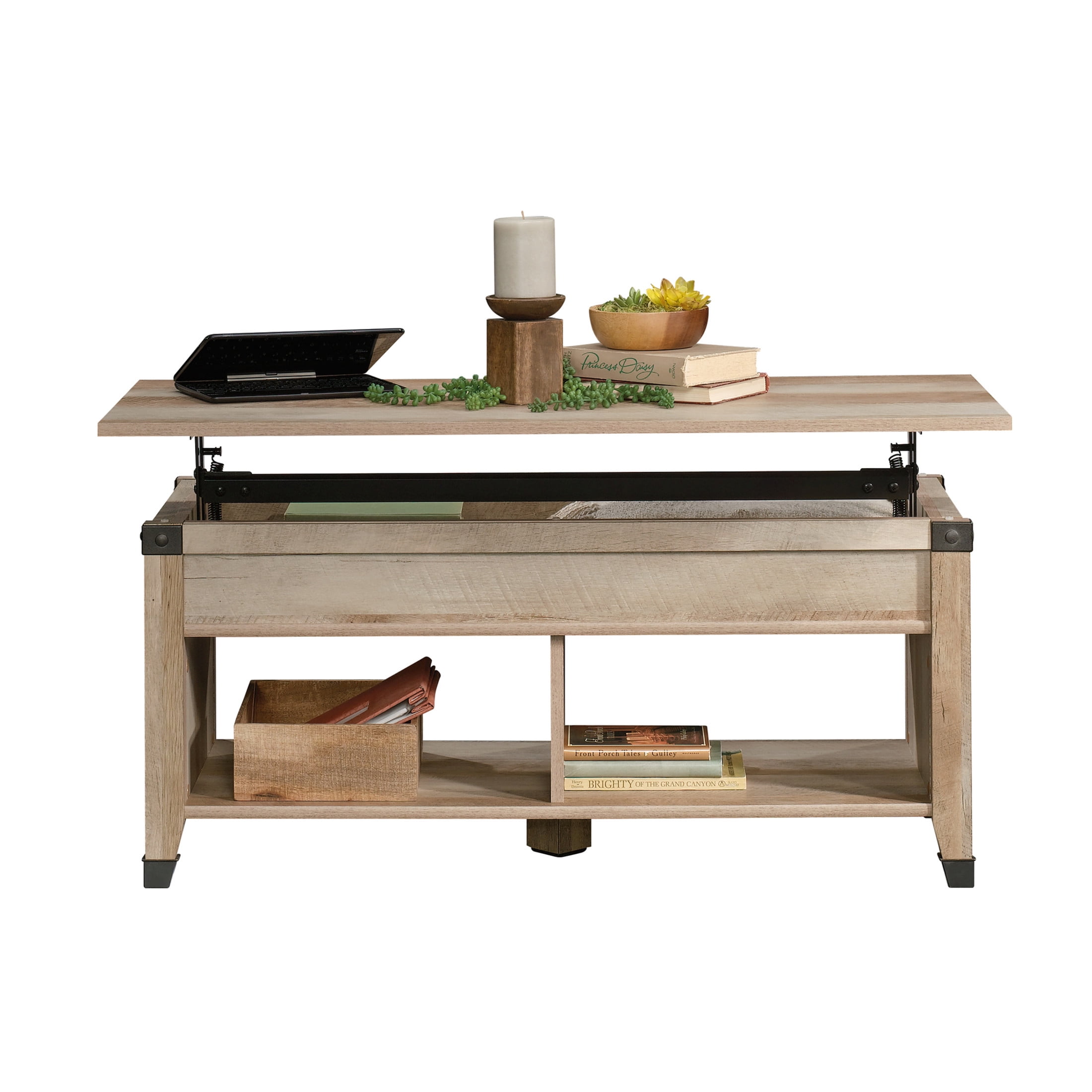 Sauder Carson Forge Lift Top Coffee Table with Storage Sauder Carson Forge Lift Top Coffee Table with Storage