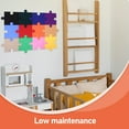 thumbnail image 3 of SHOWERORO Creative Wall Decoration 3D Puzzle Board Polyester Background Holder Assorted Color 12-Pcs, 3 of 6