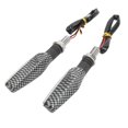thumbnail image 2 of Motorcycle LED Warning Light, Waterproof ABS Sequential Blinking Cool Turn Signal Indicators Low Power Consumption  For Off Road Carbon Fiber, 2 of 8