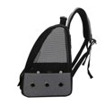 thumbnail image 4 of Greeniant Bolsa de transporte para pájaros, de lona, ​​transportador de animales pequeños, portátil, transparente, con Suministros para gatos Gris, 4 of 6