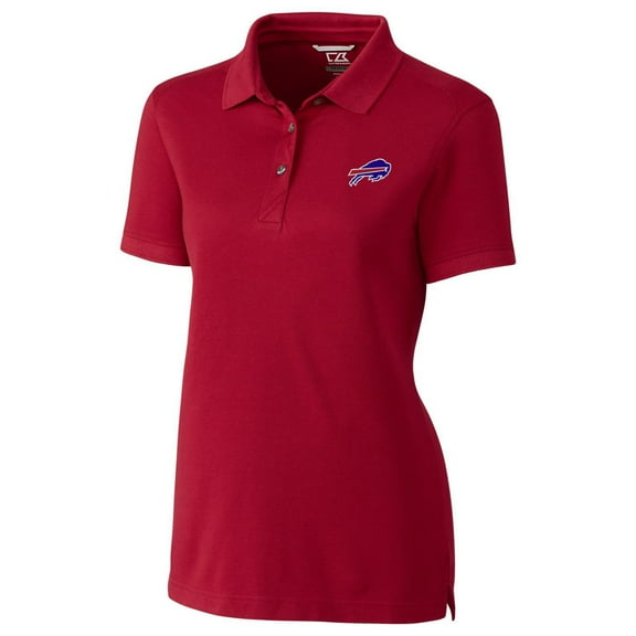 Women's Cutter & Buck Red Buffalo Bills Advantage Polo
