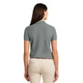 thumbnail image 2 of Port Authority Women's Silk Touch Short Sleeve Polo Shirt - L500, 2 of 2