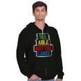 thumbnail image 5 of See Able Not Label Autism Awareness Zip Up Hoodie Men's Women's Brisco Brands S, 5 of 6