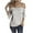 Gray, variant on Fesfesfes Summer Tops for Womem Tshirt Fashion Women Casual Sexy Sling Short Sleeve Tops Casual Blouse T-Shirt Off-the-Shoulder T Shirt Tunic Blouse Clearance Under 10$