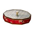 thumbnail image 2 of Caja de servicio dividida, contenedor para refrigerios, fiesta, festival de primavera, boda, almacenamiento de alimentos Rojo, 2 of 9