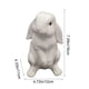 thumbnail image 3 of Decoración de conejo de Pascua de cerámica Figurita blanca para la decoración de la mesa del hogar y el salón, regalo de adorno de conejo de primavera, 3 of 9