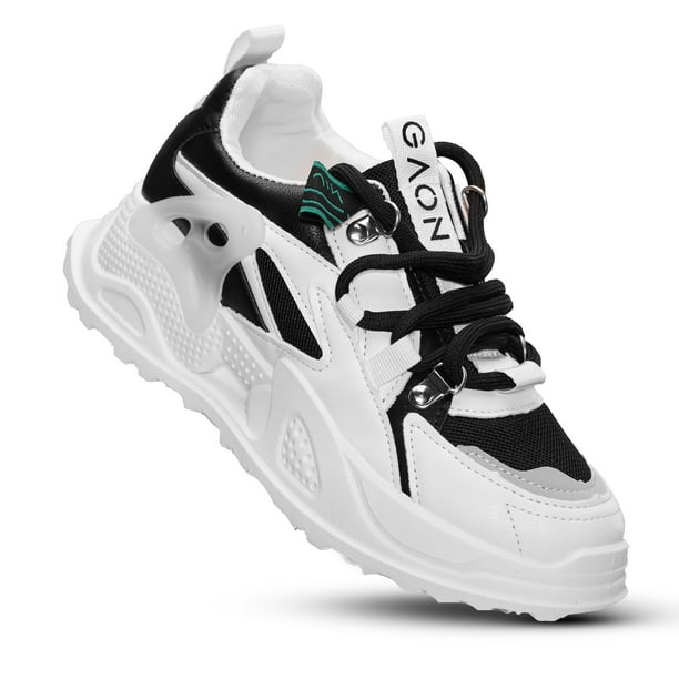Tenis para Mujer de Moda Uso Casual Sport Fitness Zapato Deportivo para Entrenamiento Caminar Correr Gimnasio Ultra Comodos con Suela Antiderrapante Gaon Gaon WS13