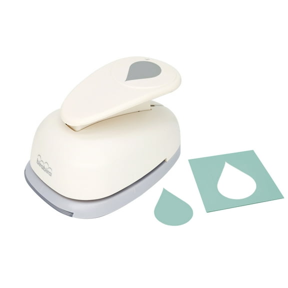 Bira Craft 3 inch Tear Drop Droplets Lever Action Craft Punch for Paper Crafting Scrapbooking