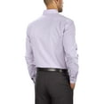 thumbnail image 3 of Tommy Hilfiger Mens Slim-Fit Button Up Dress Shirt, Purple, 16X34-35, 3 of 4