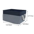 thumbnail image 3 of Unique Bargains Fabric Storage Bin Box with Handles Laundry Baskets Organizer for Closet, 3 of 8