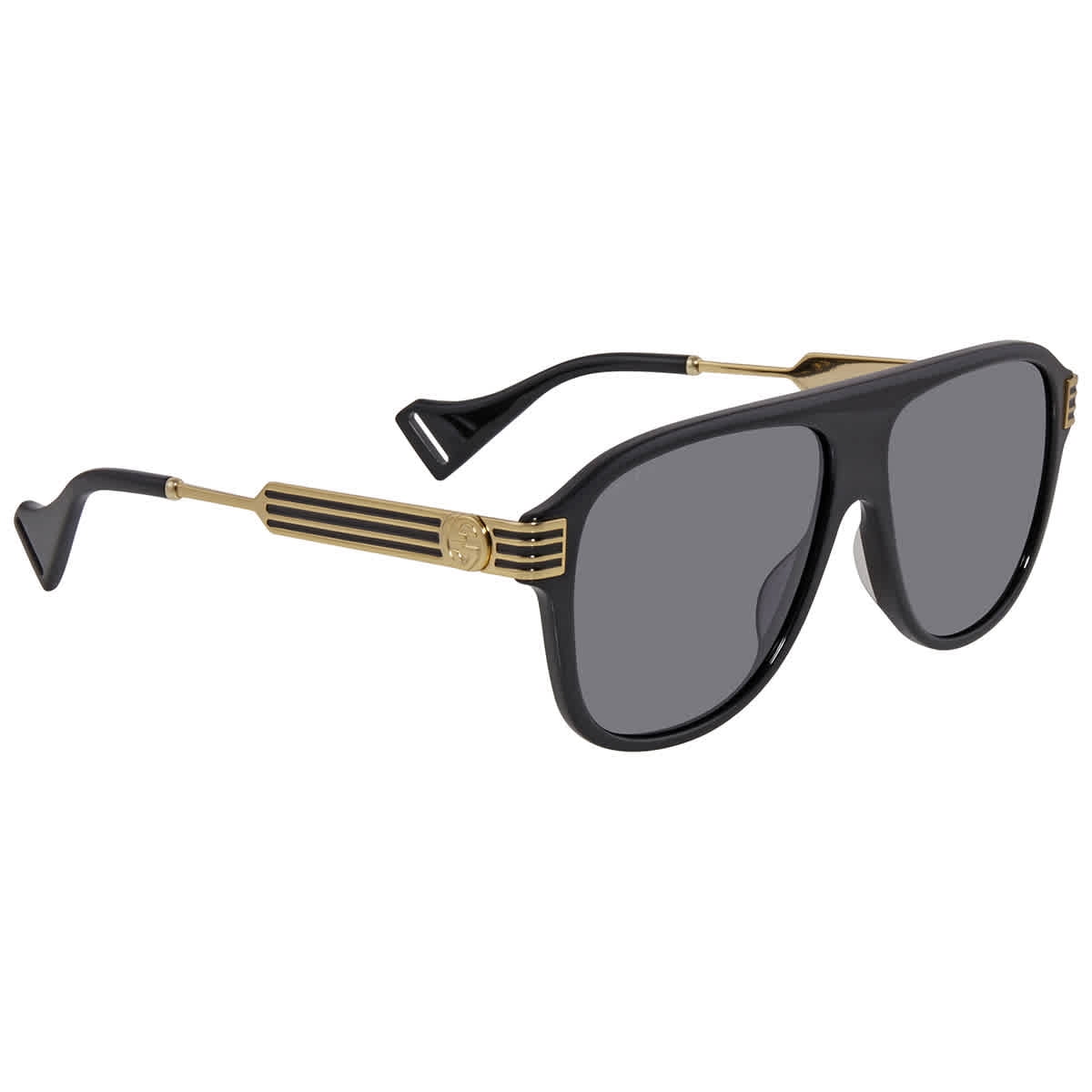 Gucci Grey Sunglasses GG0587S 001 57 - Walmart.com