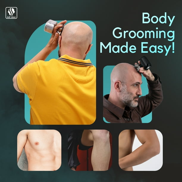 Skull Shaver Pitbull Platinum Pro: Men's Wet/Dry Head Shaver, PRO