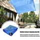 thumbnail image 4 of Xihbxyly Paño de Sombra, 90 % de Protección Solar, Material Hdpe Transpirable, Ojales Reforzados, Cubierta para Pérgola de Patio Exterior, Barbacoa de Jardín, Piscina, Fácil Instalación, Tamaños 2 X, 4 of 7