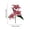 Pink, variant on Artificial Lily Flower Stem 15.7 Inch, Medium Height Imitation Floral for Table and Shelf Decor, Realistic Silk Lily for Home Hotel and Event Settings