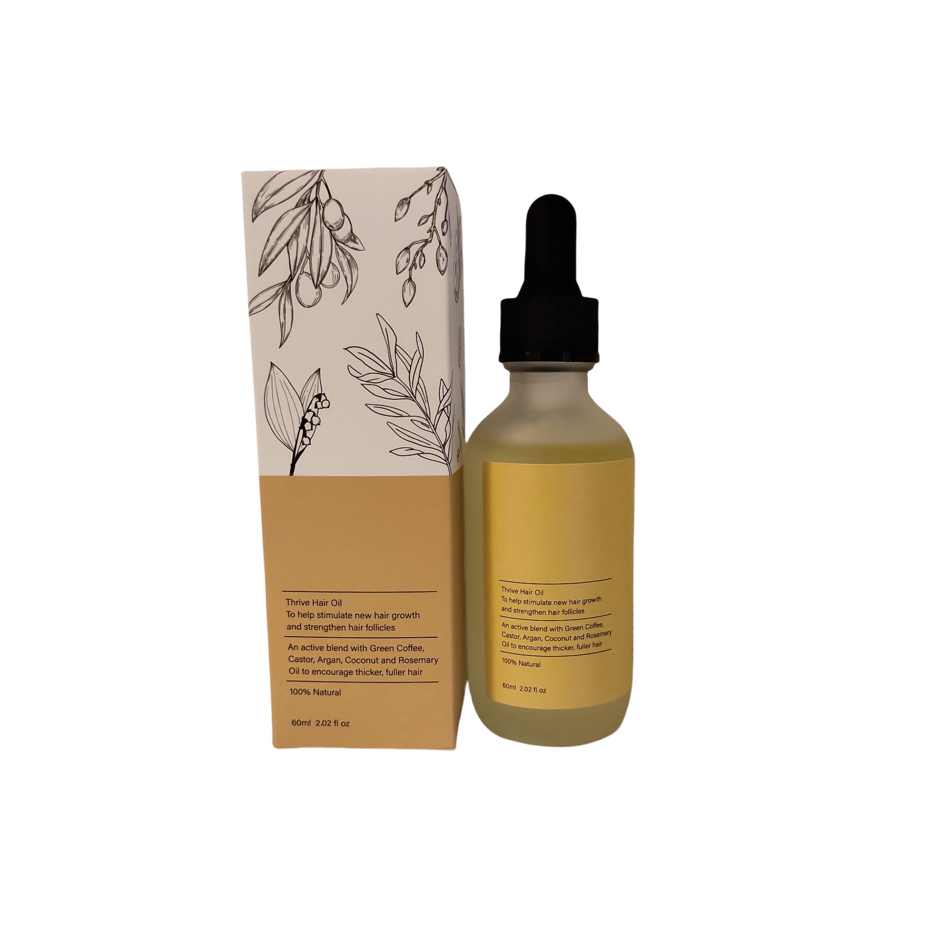 OEM Hair Growth Oil Caffeine Biotin Castor Argan Coconut Rosemary Hair