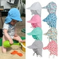 thumbnail image 3 of serony Kids Quick Dry Breathable Sunhat Child Sun-proof Adjustable Machine Wash Beach Swim Cap, 3 of 8