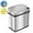 Brushed, variant on iTouchless Automatic Touchless Sensor Indoor Trash Can 2.5 Gallon White (MT02SW)