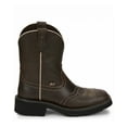 thumbnail image 2 of Justin Boots Womens Mandra Embossed Square Toe Cowboy  Ankle Boots, 2 of 7