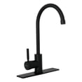 thumbnail image 2 of Monomando para fregadero Foset Cuello alto negro mate TBF-83M, 2 of 2