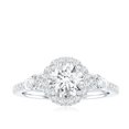 thumbnail image 4 of Rosec Jewels Classic Moissanite Engagement Ring for Women (1.75 CT, D-VS1 Quality), 14K White Gold, US 8.50, 4 of 8