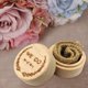 thumbnail image 1 of Joyeros para mujer, joyeros y organizadores. 1 caja de madera personalizada para anillos, bodas, San Valentín, bandeja para hornear., 1 of 3