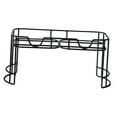 thumbnail image 1 of Soporte dispensador de bebidas doble Soledad para jarra de agua soporte de hierro tarro de vidrio cubo de Negro, 1 of 10