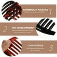 thumbnail image 2 of UKCOCO Hair Comb for Women Resin 10Pcs 6.1Inch 2.2Inch 0.4Inch, 2 of 6