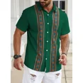 thumbnail image 4 of Camisa De Manga Corta De Playa Guayabera Cubana Para Hombre, 4 of 6