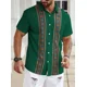 thumbnail image 4 of Camisa De Manga Corta De Playa Guayabera Cubana Para Hombre, 4 of 6