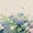 Light Blue Purple Cream, variant on Manfei Chic Hydrangea Flower Shower Curtain 72Wx72L, Garden Floral Bathroom Curtain, Baby Blue Cream Green