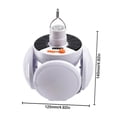 thumbnail image 5 of 2 in 1 Folding Solar Lamp with Remote Control High Brightness Garage Folding Bulb for RV-adventures, 5 of 5