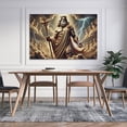 thumbnail image 5 of Greek Mythology Poster Zeus - King of The Gods Poster Cool Artworks Painting Wall Art Canvas Prints Hanging Picture Home Decor Posters Gift 08x12inch(20x30cm), 5 of 6