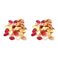 thumbnail image 1 of Pétalos de rosa Yuarrent 200 Uds flores artificiales Vino rojo 2piezas, 1 of 6
