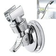 thumbnail image 2 of AU Adjustable Shower Head Holder, Bathroom Suction Cup Handheld Shower Head Bracket, Removable Handheld Showerhead & Wall Mounted Suction Bracket (Silver), 2 of 6
