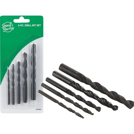 

Smart Savers 5-Piece Black Oxide Drill Bit Set 5/32 In. thru 3/8 In. [5 ct|Quantity of 12|60 Total]