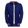 thumbnail image 1 of ZAXARRA Men's Lightweight Packable Down Puffer Jacket Winter Down Jacket Short Full-Zip Down Coat Water-Resistant Packable, 1 of 5